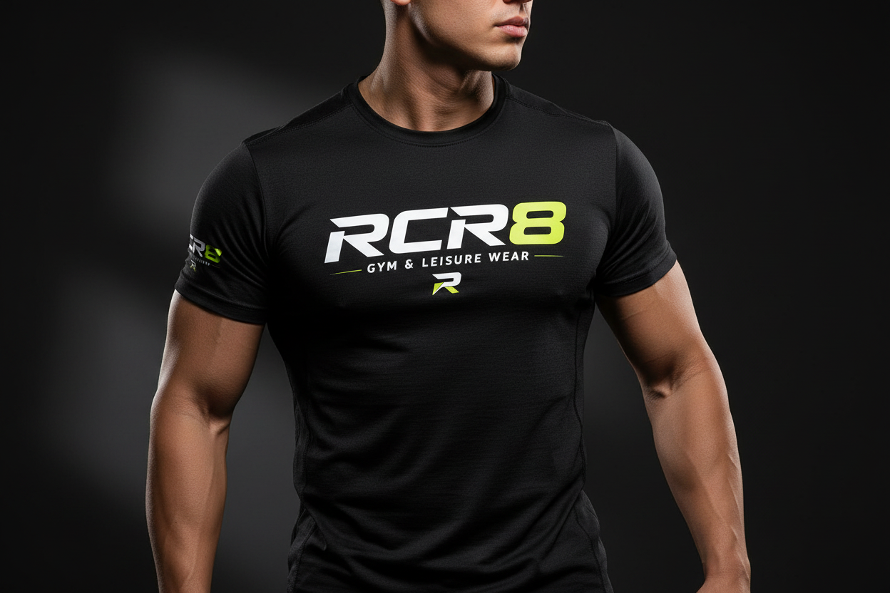 RCR8 Black TShirt